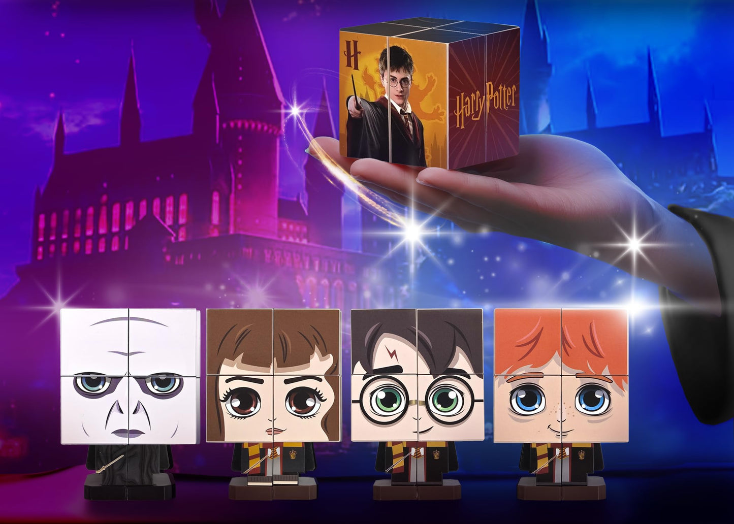 McFarlane Toys- Qubi Voldemort (Harry Potter - Wizarding World) Transforming Cube