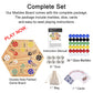 16” Wooden Wahoo Board Game, Original Marble Game Set for 4 or 6 Players
