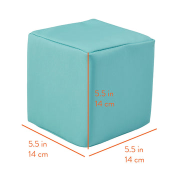 Back2School Express Mosaic Soft Foam Blocks, Safe Educational Toys for Children 6 Months+, Sensory Stacking Cubes for Learning & Development, 12-Piece