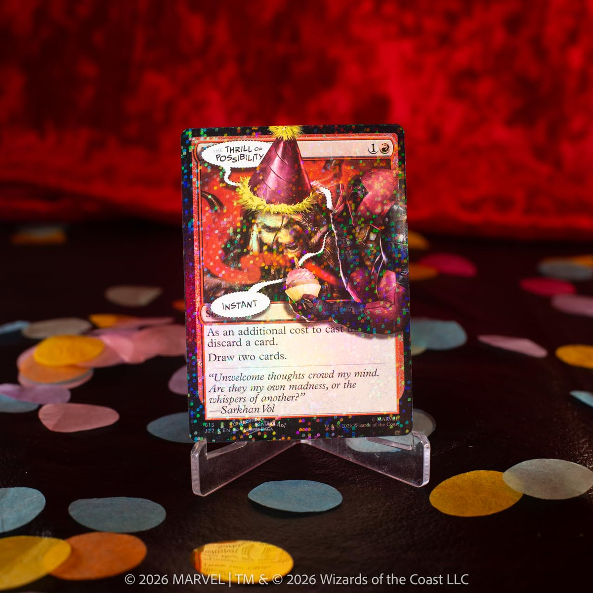 Magic: The Gathering Secret Lair x Marvel's Deadpool: I Fixed It (You're Welcome) Pool Party Foil Edition