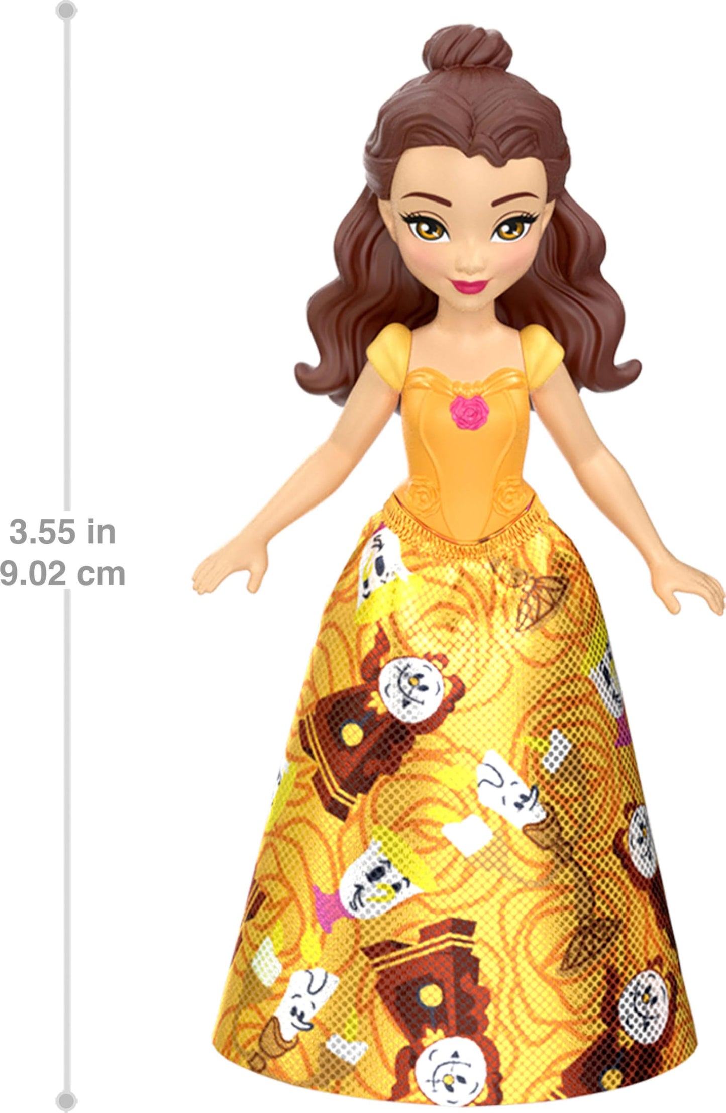 Mattel Disney Princess & Friends Set with 5 Posable Small Dolls in Removable Skirts or Pants & 5 Friend Figures, Inspired by the Disney Movies