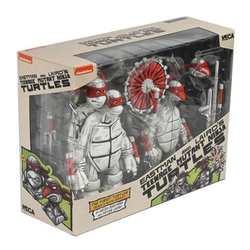 Teenage Mutant Ninja Turtles Black and White First Turtles 7" Action Figures, Set of 2