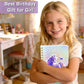 2 Pack Journal Kit for Girls, 192 Pages Kids Diary, Unicorn Pony Axolotl Spiral Notebook for 6-12 Year Old Girl, Art Crafts Scrapbook, Teen Tween Girl