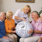 S&S Worldwide Toss 'n Talk-About Relaxation Ball, 24 inch Flat Diameter