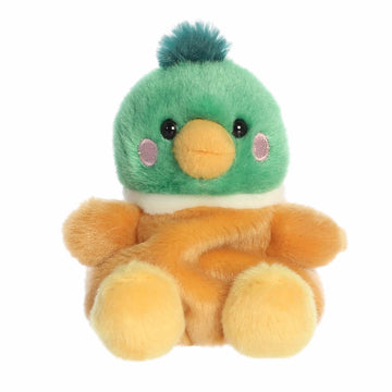 Aurora® Adorable Palm Pals™ Puddles Mallard Duck™ Stuffed Animal - Fun Collectible Plush for Kids and Adult Collectors - Perfect for Decorating Rooms