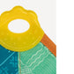 Nuby Plush Teething Blankie Lion - Soft Teething Toy with Multiple Gum-Massaging Surfaces - Crinkle and Squeak Sensory Teether for Babies