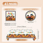 Monster Truck Birthday Decorations, 41Pcs Fun Monster Truck Party Supplies Tableware Include Kids Birthday Paper Plates Napkins and Tablecloths Set