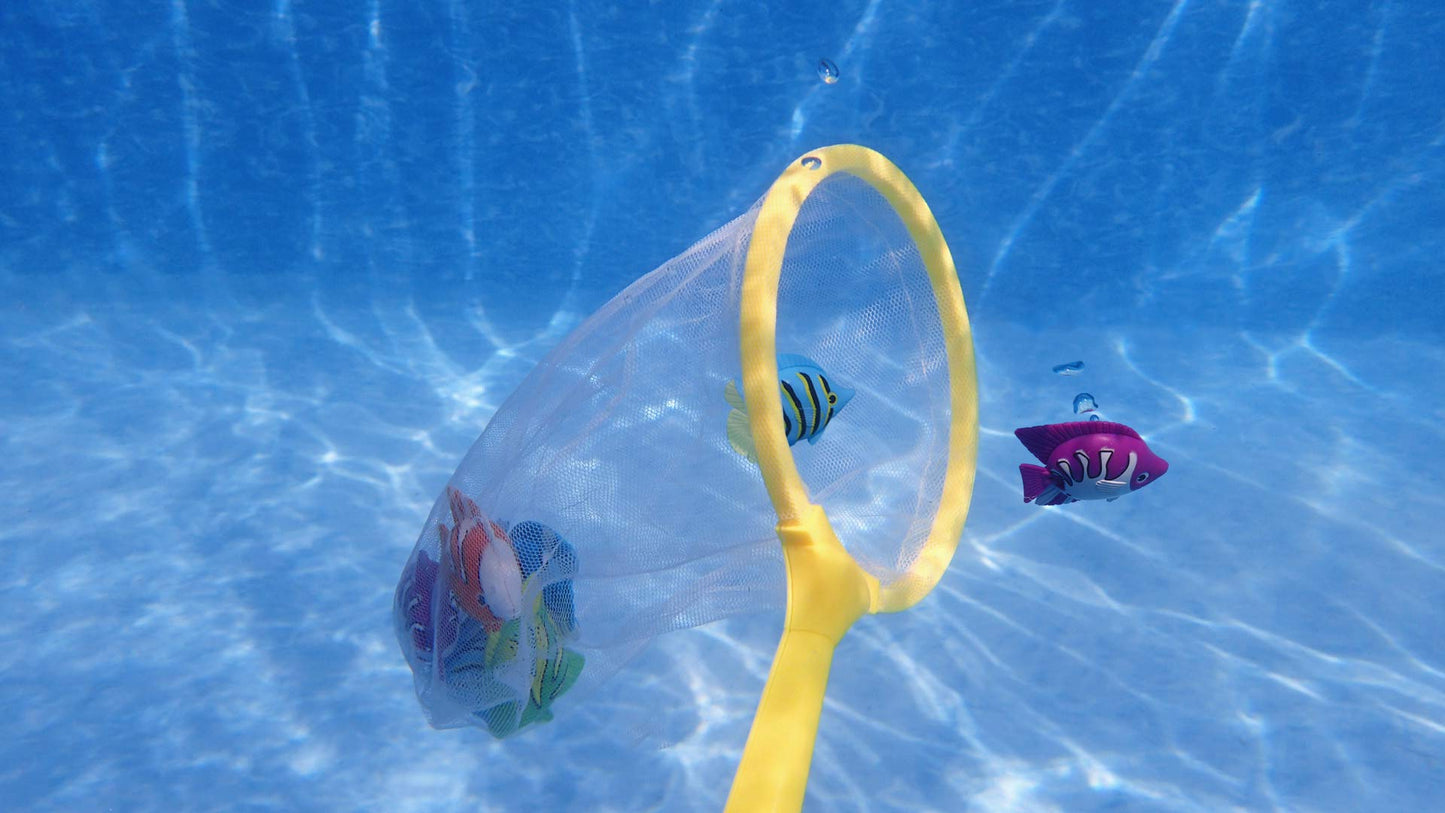 Swimline | Underwater Pool Dive Toys for Kids | Fish Catch Game with Net