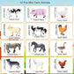 RUSON 12 Pcs Farm Animals Figures Toys, Realistic Mini Farm Barn Animal Figurines Cake Topper Toy Set Christmas Birthday Easter Egg Gift Party