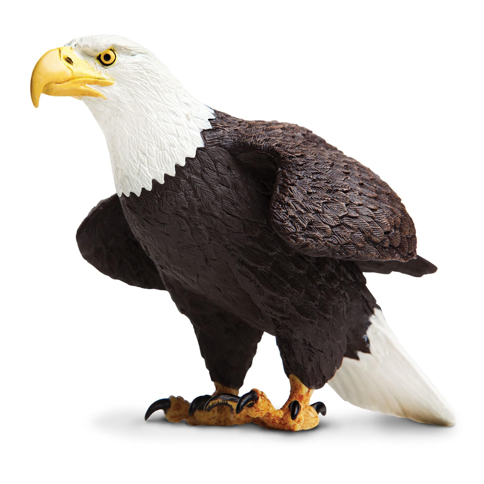 Safari Ltd. Bald Eagle Figurine - Detailed 7" Plastic Model Figure - Fun Educational Play Toy for Boys, Girls & Kids Ages 18 months+