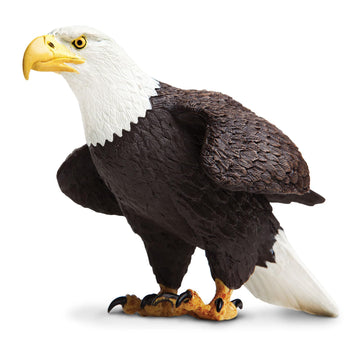 Safari Ltd. Bald Eagle Figurine - Detailed 7" Plastic Model Figure - Fun Educational Play Toy for Boys, Girls & Kids Ages 18 months+