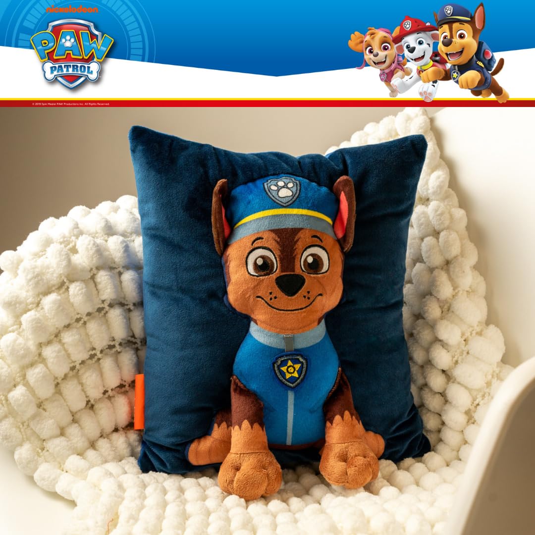 Paw Patrol Chase Kids Super Plush Cozy Snuggle (TM) Pillow (100% Officially Licensed Product) By Franco