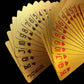 4 Decks Waterproof Playing Cards Plastic Poker Cards, Foil Poker Cards Novelty Poker Cards Waterproof Deck of Cards Tricks Tool Playing Card for Men