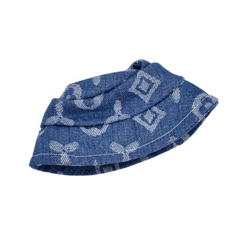 LYBHYQTII Doll Clothes Compatible with Labubu 17cm 3 Piece Denim Set Including a Blue Rompers, White Bag, Hat - Cowboy Stylish Adorable Premium Outfit