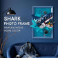HJPLPXH Shark Jaws Photo Frame Building Blocks Set, 3D Wall Decor