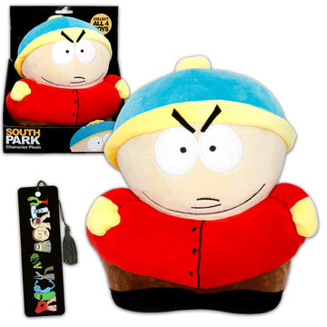 South Park Set - Bundle with 10" Eric Cartman Doll Plus Bookmark | South Park Eric Cartman Gift Set for Men, Teens