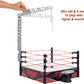 Mattel WWE Wrekkin Kickout Ring Playset 13-in x 20-in & 2 Modes: Randomized Pin Count Ref & Springboard Launcher, Includes Crane, WWE Championship