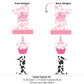 Big Dot of Happiness Pink First Rodeo - Cowgirl 1st Birthday Party Centerpiece Sticks - Table Toppers - Set of 15