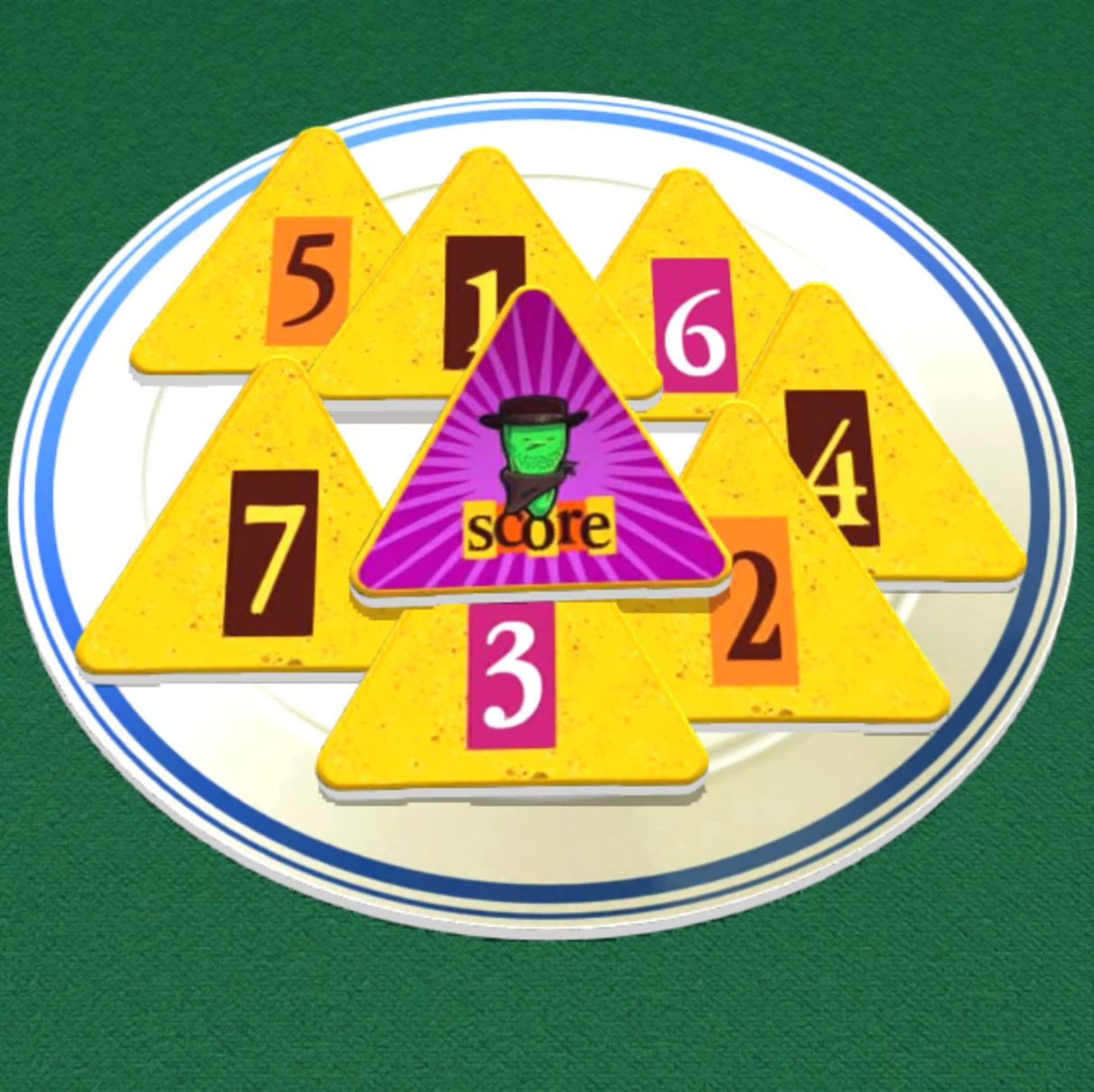 Nacho Pile Party Game - Fast-Paced Game of Chip-Stacking Fun! Push-Your-Luck Strategy Game, Fun Family Game for Kids and Adults, Ages 7+, 2-4 Players