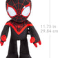 Mattel Marvel Plush Talkers Soft Toy, 11.75-Inch Miles Morales Figure with 10 Sounds & Phrases
