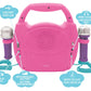 LEXiBOOK Unicorn - Portable Karaoke Digital Player for Kids - Microphones, Light Effects, Bluetooth, Record and Voice Changer Functions, Rechargeable