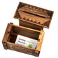 Winshare Puzzles and Games Enigma Viking Secret Puzzle Box Money & Gift Card holder in a Wood IQ lock