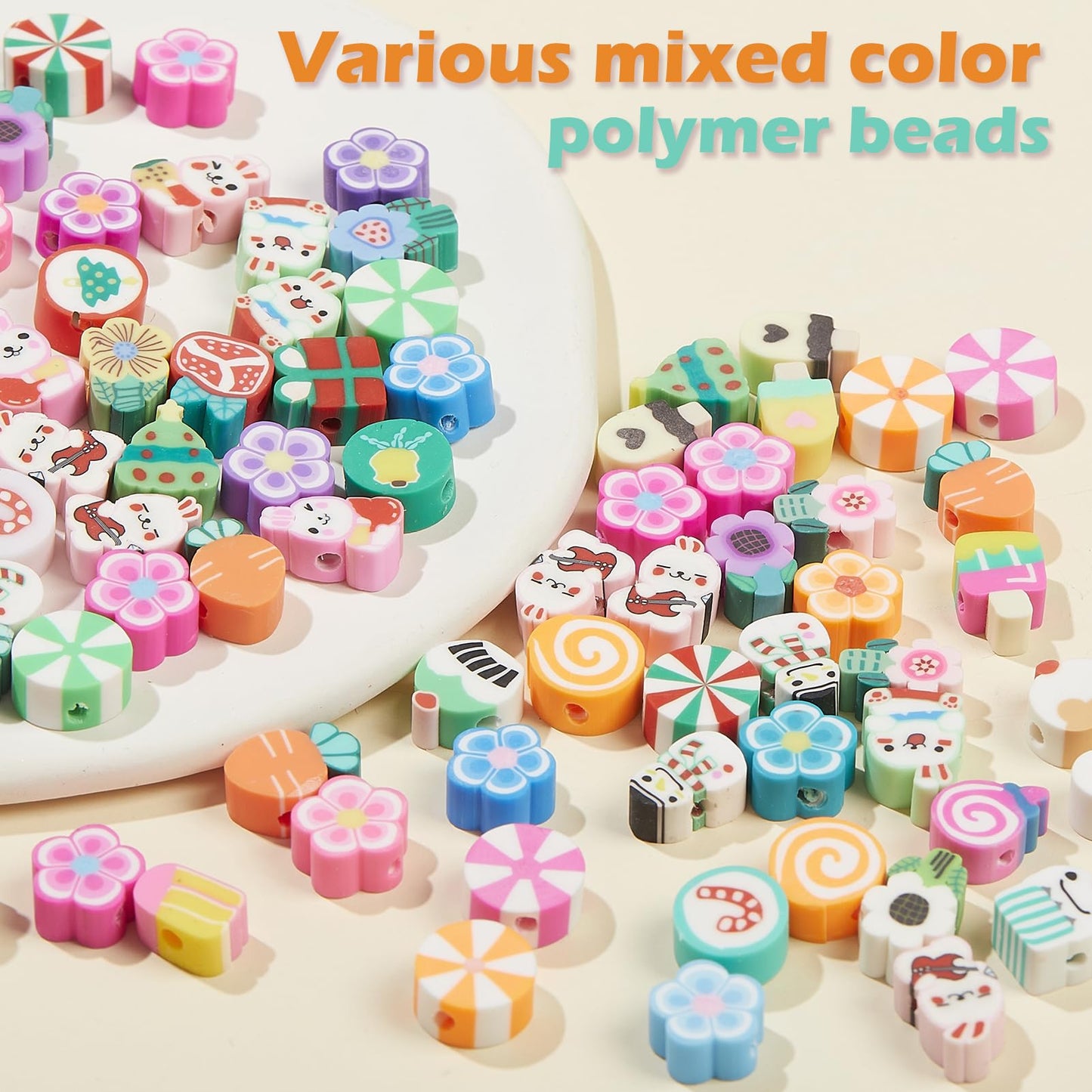 OCARDI Girls Bracelet Making Kit,Friendship Bracelet Kit Gifts for Teen Girls,Clay Beads&Glass Seed Beads&Pony Beads with Charms,Art and Craft Gifts