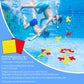 HEGYINI Pool Diving Block Puzzle Game for Kids - Underwater Sinking Building Block Set, Multi-Shape Geometric Swim Toy for Summer Pool Party, Ages 6+