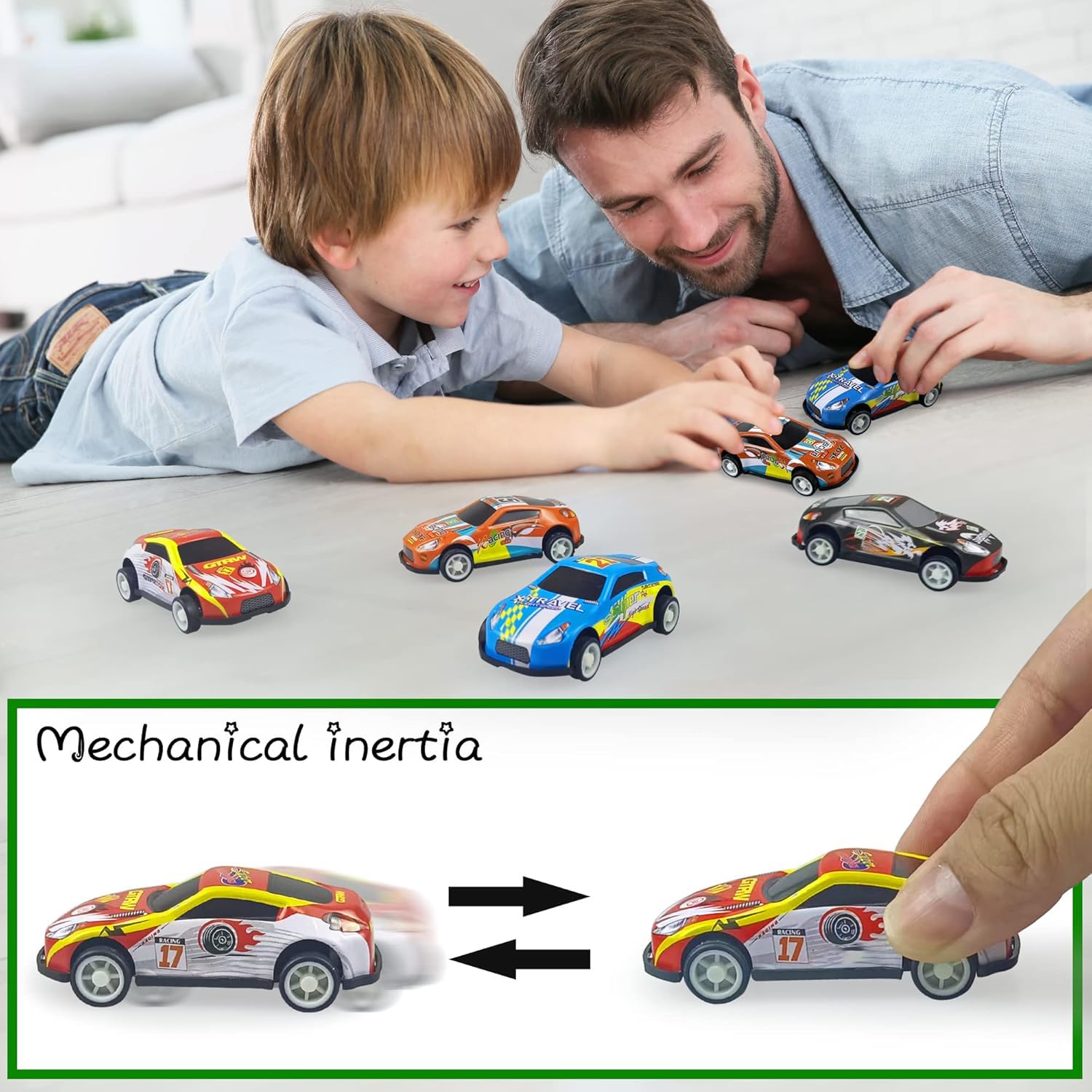 24PCS Race Car Happy Birthday Cake Decoration Race Car Cake Toppers Race Car Themed Birthday Party Supplies Boy and Girl Cake Decoration