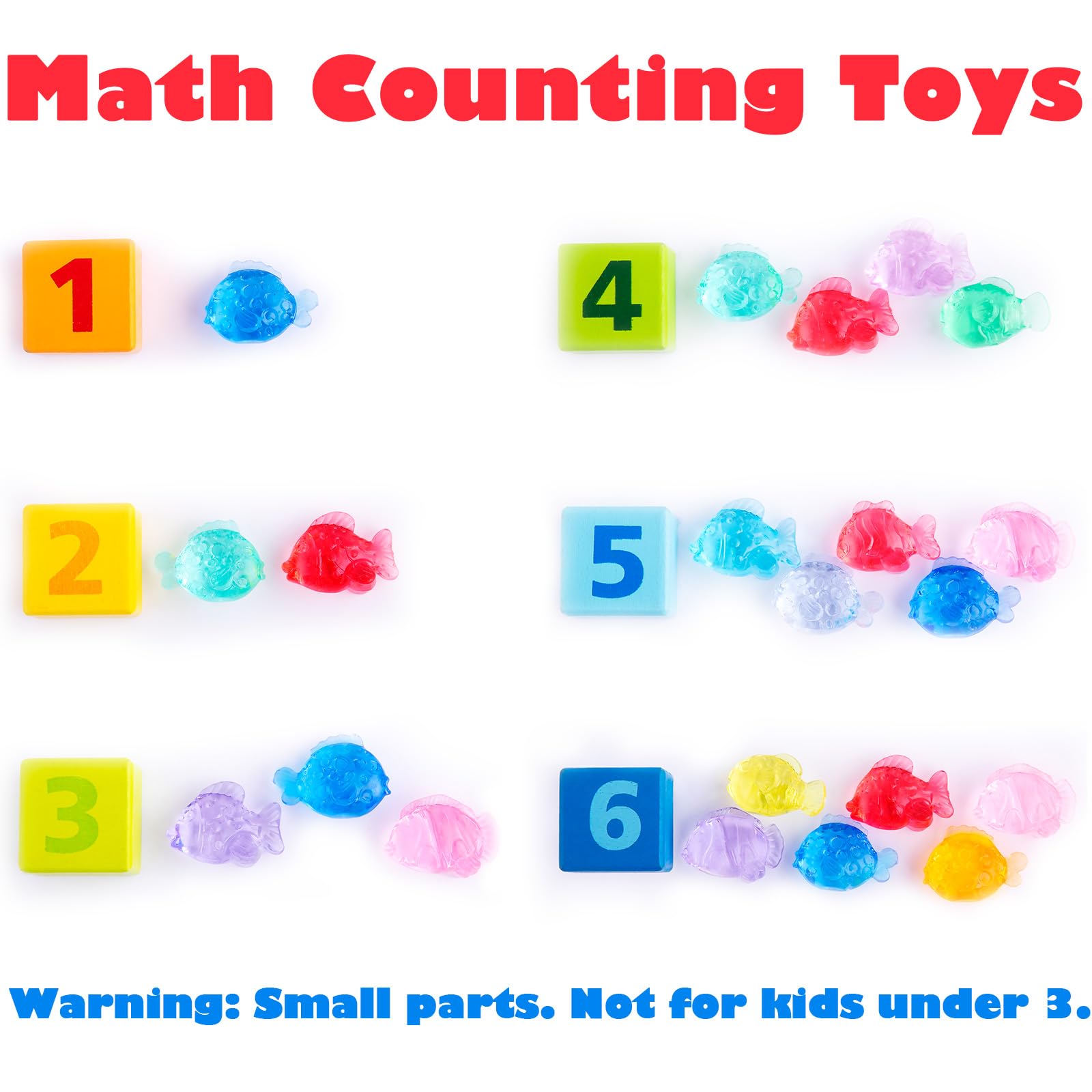 Niceup 130pcs Plastic Little Tropical Fish Ocean Party Favors Sensory Bin Filller Bulk Fake Fishes Miniature Toys Under Sea Mermaid Pool Diving Gems