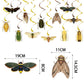 12 Pcs Bug Hanging Swirls 2 Pcs Insect Banners for Bug Party Decorations Insect Birthday Party Supplies