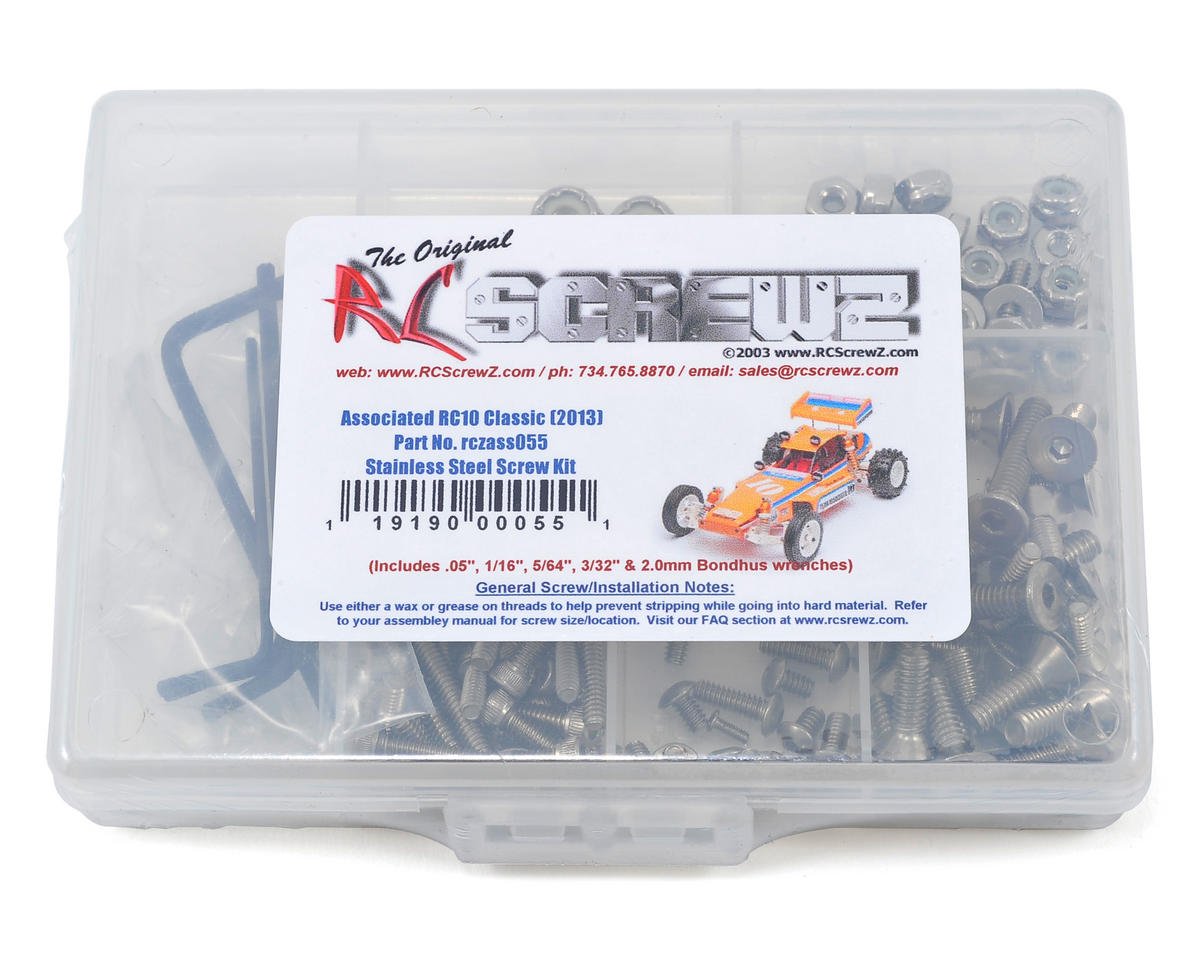 Associated RC10 Classic (2013) Stainless Steel Screw Kit