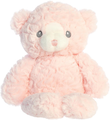 Aurora® Snuggly Huggy Bear™ Baby Stuffed Animal - Comforting Companion - Imaginative Play - Pink 9 Inches