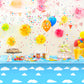 Tatuo Blue Sky White Clouds Birthday Party Supplies Cartoon Story Tablecloth Party Table Cover Cartoon Table Banner for Birthday Decorations, 54 x 108