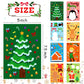 LINAYE 48 Sheets Christmas Stickers Crafts for Kids Toddlers, 8 Styles Make Your Own Stickers Goodie Treat Bag Stuffers Christmas Game Activities