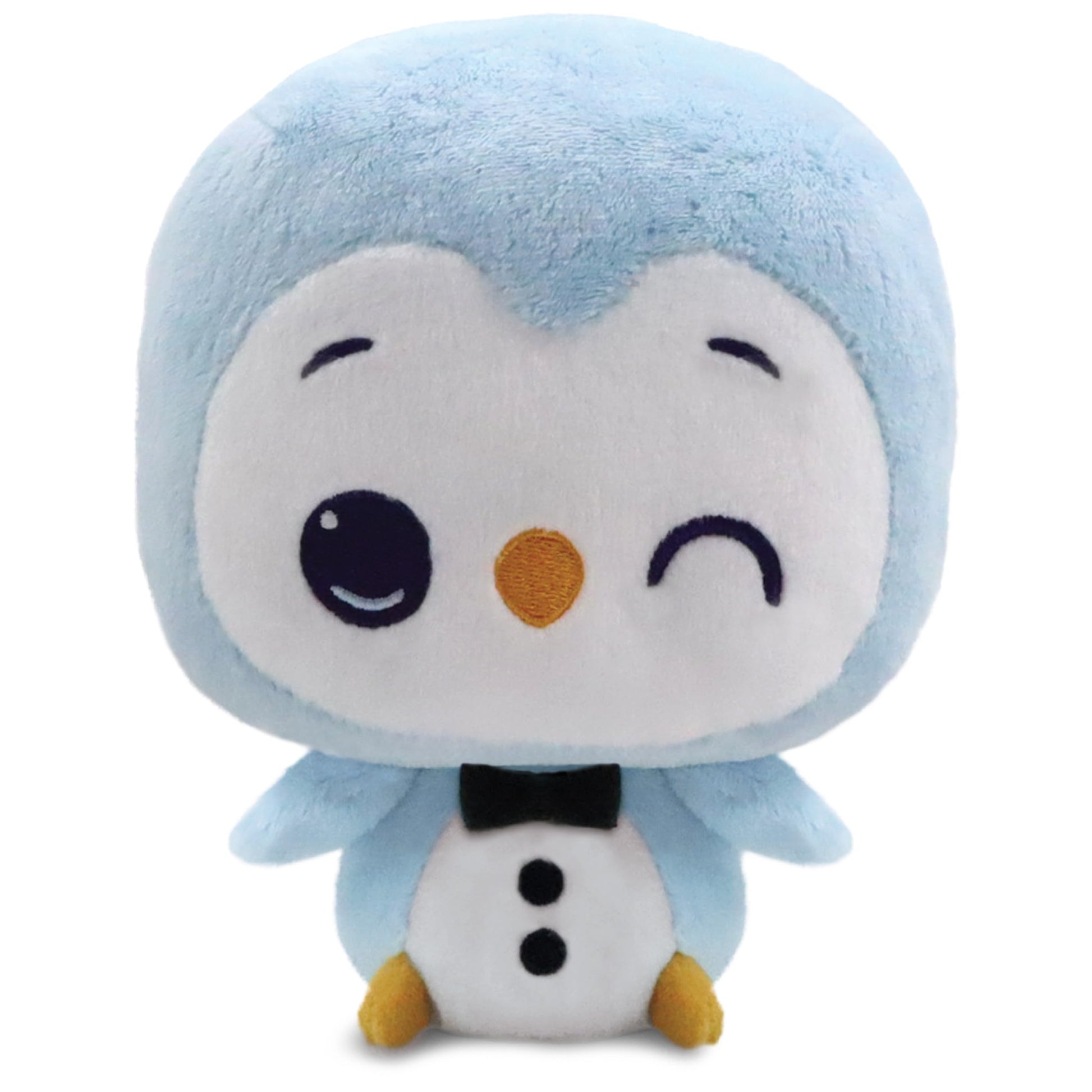 GUND Drops, Webster Waddles, Expressive Holiday Stuffed Animal Soft Plush Pet, Snowman Penguin, 6”