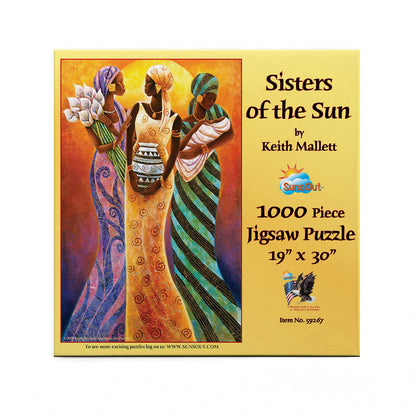SUNSOUT INC - Sisters of the Sun - 1000 pc Jigsaw Puzzle by Artist: Keith Mallett - Finished Size 19" x 30" - MPN# 59267