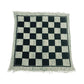 YH Poker 3 in 1 Giant Checkers Set and Tic Tac Toe Game with Reversible Rug - Indoor and Outdoor Board Game for Family, Great for Camping, Backyard