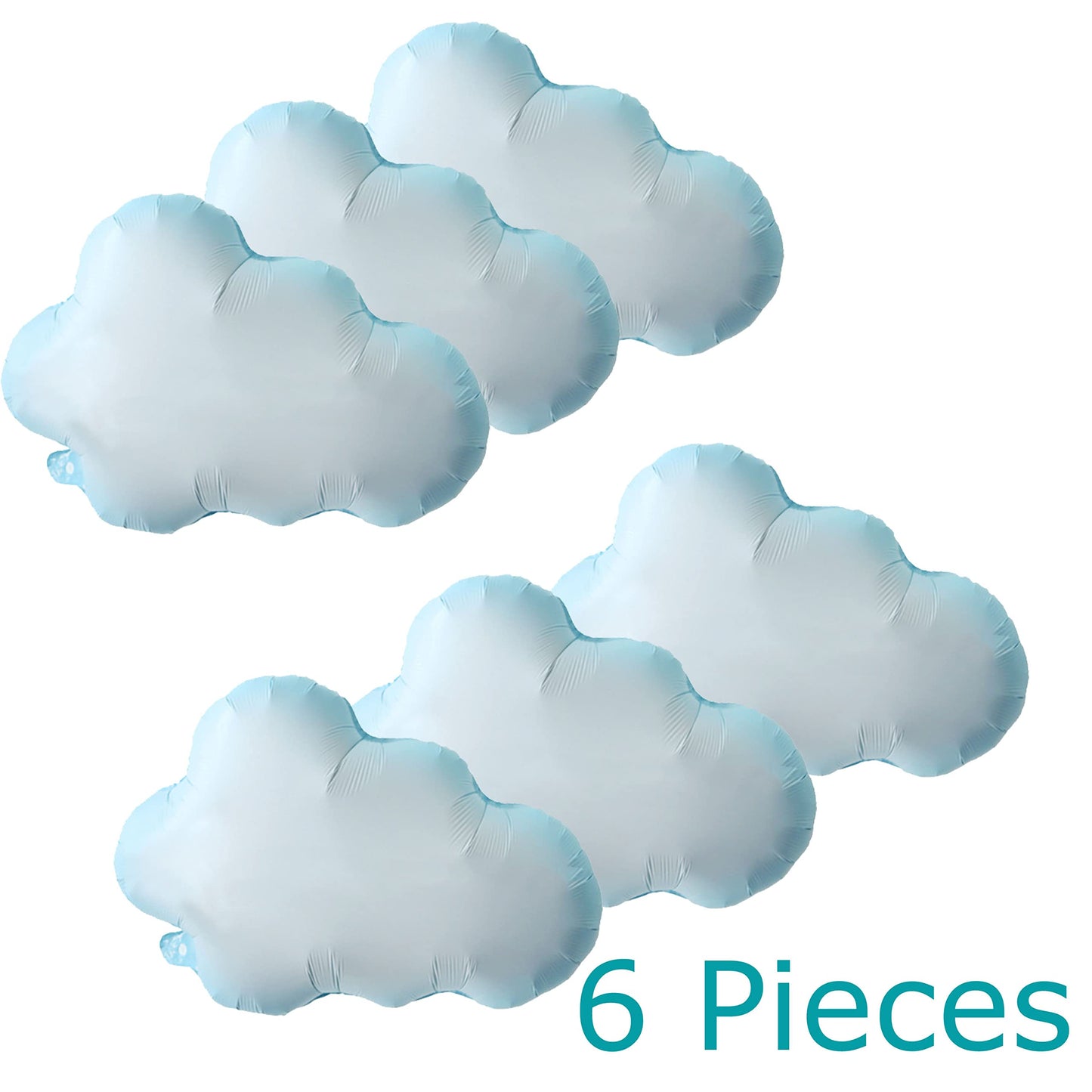 YuBoBo 42PCS Foil Cloud Balloons And Latex Balloon Baby Shower Decorations For Girl And Boy, Happy Birthday Balloon,Romantic Anniversary Decorations