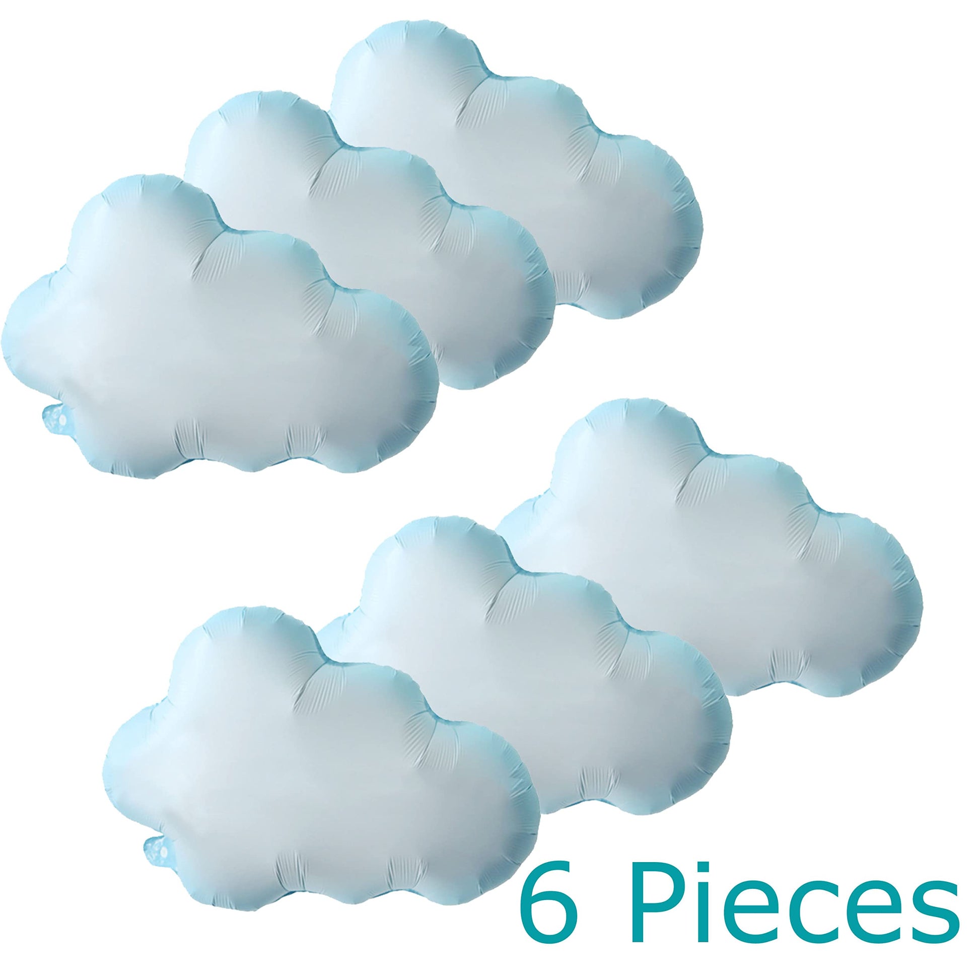 YuBoBo 42PCS Foil Cloud Balloons And Latex Balloon Baby Shower Decorations For Girl And Boy, Happy Birthday Balloon,Romantic Anniversary Decorations