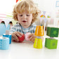 Hape Twist and Turnables Wooden Building Block Learning Set