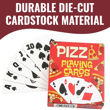 Fun Express 2 3/4" x 3 1/4" Pizza-Styled Triangle Playing Cards - 12 Pieces