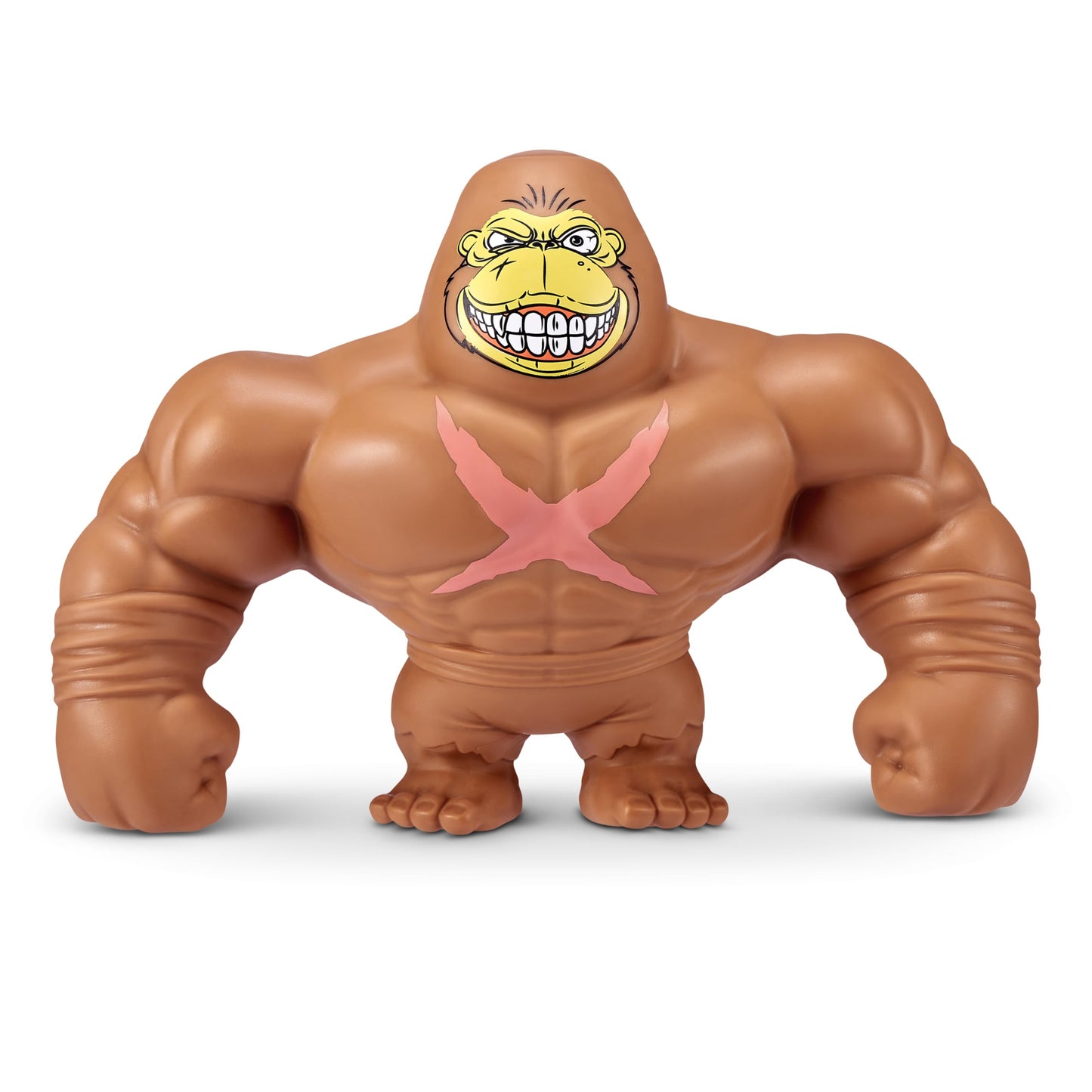 Smashers SLAM Heroes by ZURU, Gorilla (Brown) Stretchable Toy for Boys
