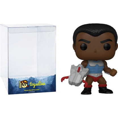 Funko Clamp Champ: P o p ! TV Vinyl Figurine Bundle with 1 Compatible 'ToysDiva' Graphic Protector (084-56202 - B)