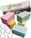 Blank Flash Cards with Rings & Box 1100 5 Colors 2x3.5 USA Made