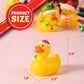 JOYIN 12 Pcs Christmas Rubber Duck Bath Toys for Christmas Goodie Bag Stuffers and Baby Showers, Girls and Toddlers Christmas Party Favor Xmas Gifts