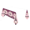 Amscan Chic and Elegant Day in Paris Plastic Tablecover - 54" x 102" (1 Pc.) - Perfect for Transforming Your Next Event with a Touch of French Flair
