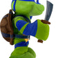 Mattel Teenage Mutant Ninja Turtles: Mutant Mayhem Leonardo Plush Toy with Action & 20+ Sounds, 11-inch Soft Doll with Vinyl Head