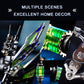 Arcynix Mostarle Cyberpunk Emerald Mantis 3D Metal Puzzle for Adults and Teens, 352-Piece DIY Sci-Fi Model Kit with Adjustable Forearms, Challenging