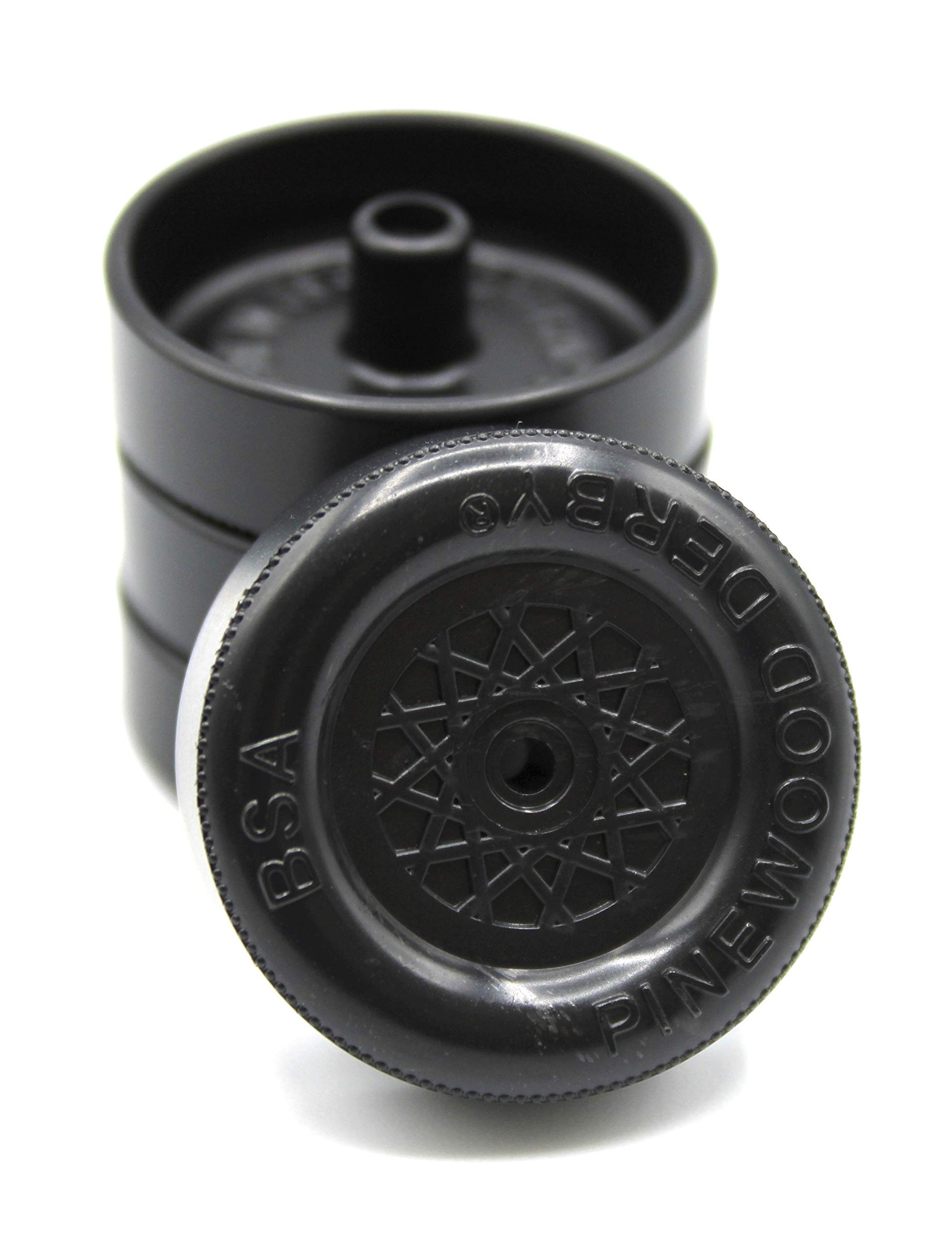 Pine Derby Car Official Scout Speed Wheels and Axles | Professionally Lathed | Pinewood Car Wheels | Maximum Velocity